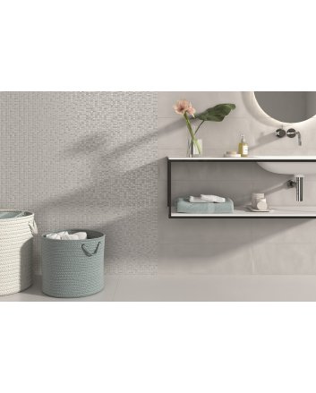 Emigres Leed wandtegel satijn 20x60 gris
