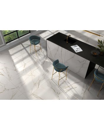 Emigres Nitida vloertegel hoogglans 60x120 blanco