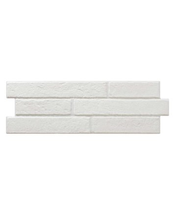 Ecoceramic Apalache wandtegel mat 17x52 blanco