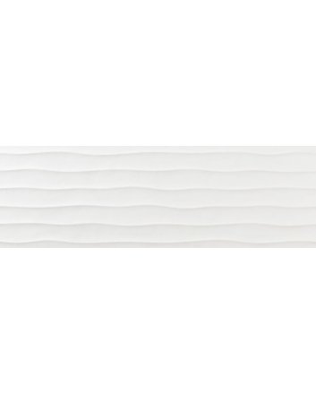 Ecoceramic Aquarella rlv wandtegel mat 30x90 white
