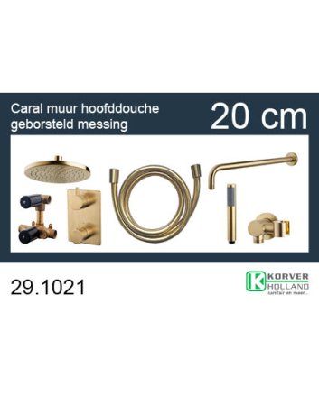 one-pack inbouwthermostaatset rond type 402 GM (20cm)