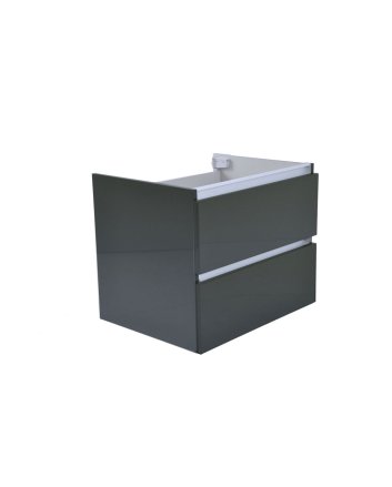 Vision onderkast met 2 laden 60 x 46 cm hoogglans grijs