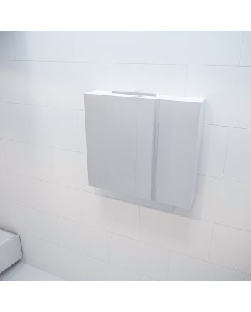 Mondiaz Cubb spiegelkast 80x70x16cm kleur talc met 2 deuren