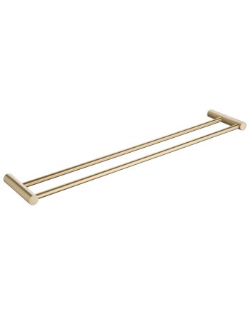 Ida dubbele handdoekrek 60cm geborsteld messing