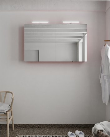 Mondiaz Cubb spiegelkast 120x70x16cm kleur fire met 2 deuren