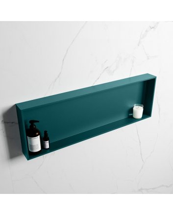 Mondiaz Easy Nis 89,5x29,5cm in solid surface kleur Smag | Smag. 1 vak geschikt voor in- of opbouw