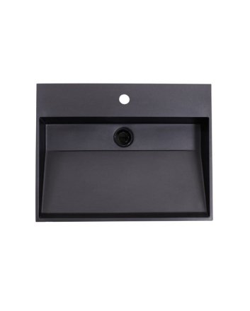 Sani DeLuxe Wastafel Quartz Trend 60, zonder kraangat