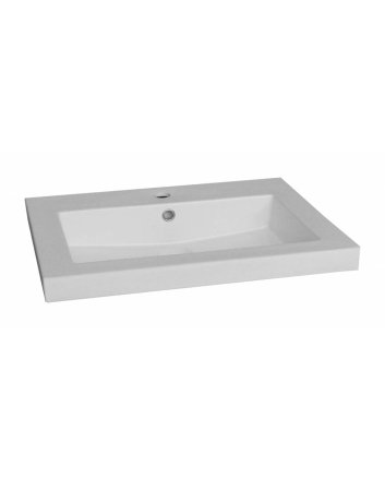 Sani DeLuxe Wastafel Trend Keramiek 60, zonder kraangat