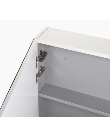 Sani DeLuxe Spiegelkast zonder verlichting 80 Hoogglans Wit