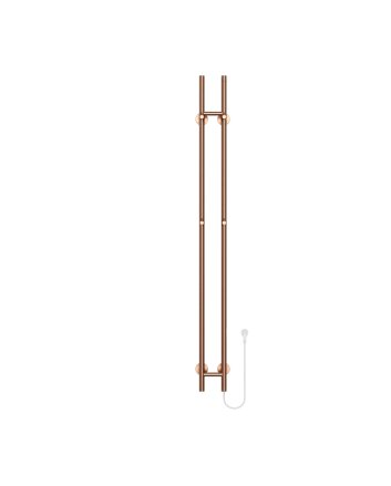 150cm Sticky - 120W Dryheating - Geborsteld Koper - Elektrische Staafhanddoekradiator Dubbel