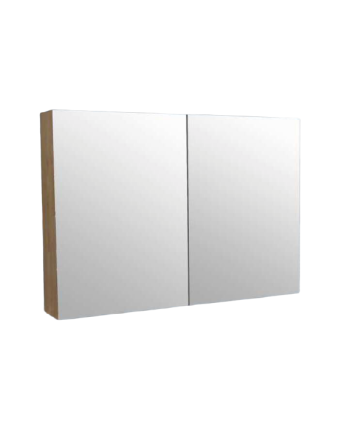 Sani DeLuxe Wood Eiken spiegelkast zonder verlichting 80