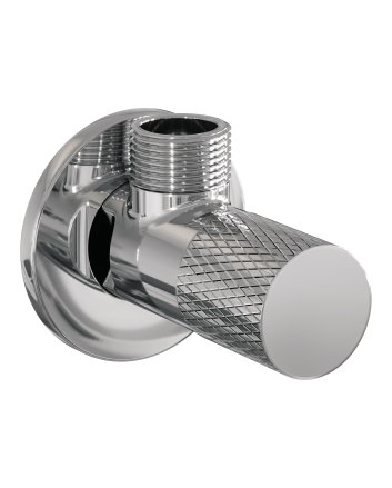 BRAUER Chrome Carving hoekstopkraan compleet met slang chroom