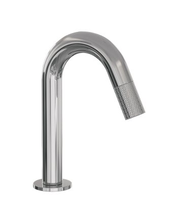 BRAUER Chrome Carving opbouw fonteinkraan met gebogen uitloop chroom