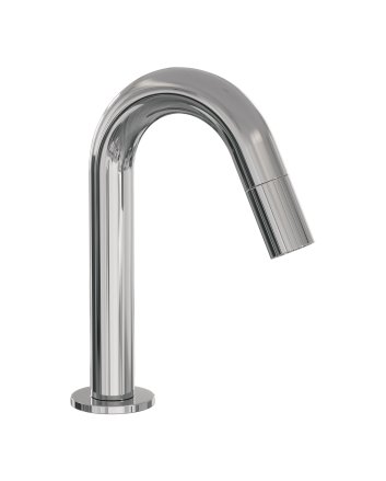 BRAUER Stripe opbouw fonteinkraan met gebogen uitloop chroom