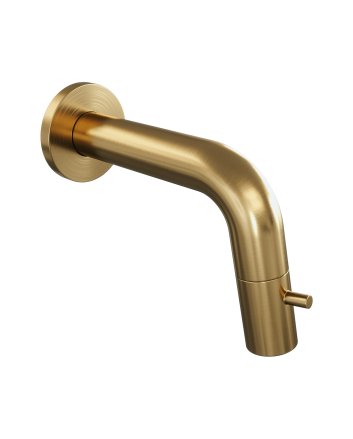 BRAUER Gold Edition inbouw fonteinkraan inkortbaar goud geborsteld PVD