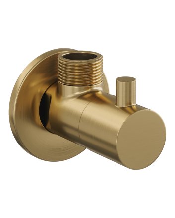 BRAUER Gold Edition hoekstopkraan goud geborsteld PVD