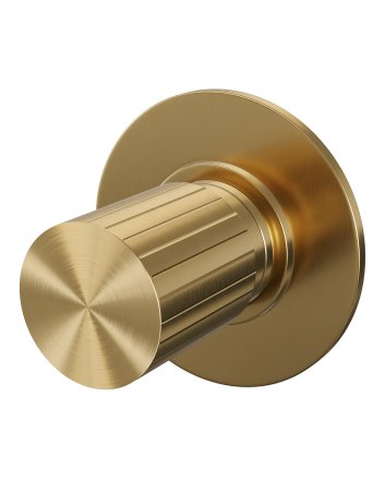 BRAUER Stripe losse inbouw stopkraan met in- en afbouwdelen goud geborsteld PVD