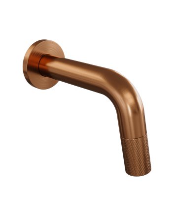 BRAUER Copper Carving inbouw fonteinkraan inkortbaar koper geborsteld PVD