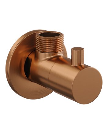 BRAUER Copper Edition hoekstopkraan koper geborsteld PVD