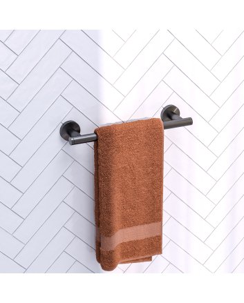 BRAUER Handdoekrek 30 gunmetal geborsteld PVD