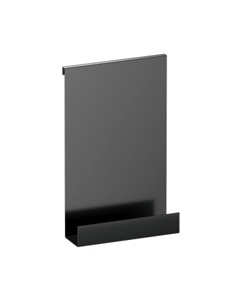 BRAUER Doucherek hangend met glasklem gunmetal geborsteld PVD