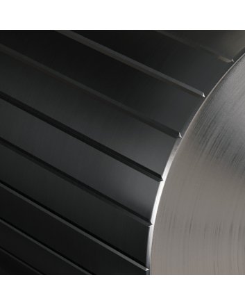 BRAUER Stripe opbouw baddouche thermostaatkraan gunmetal geborsteld PVD