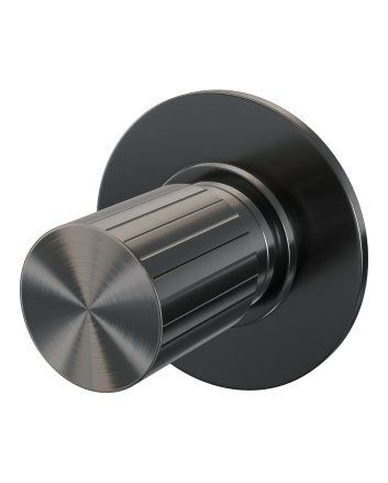 BRAUER Stripe losse inbouw stopkraan met in- en afbouwdelen gunmetal geborsteld PVD