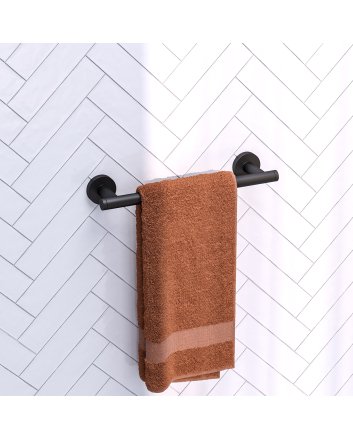 BRAUER Handdoekrek 30 mat zwart