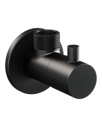 BRAUER Black Edition hoekstopkraan mat zwart