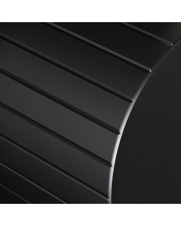 BRAUER Stripe opbouw baddouche thermostaatkraan mat zwart