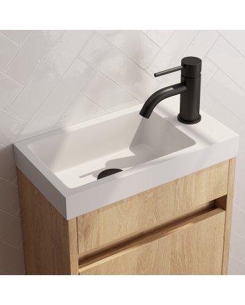 BRAUER Stripe opbouw fonteinkraan mat zwart
