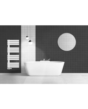 160x60 cm - 875 Watt  - Ecorad Slide - Wit - Handdoekradiator | Designradiator