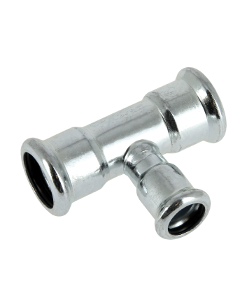 Bonfix Staalverzinkt Press T-koppeling verlopend (CV) | 22 x 15 x 15