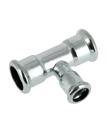 Bonfix Staalverzinkt Press T-koppeling verlopend (CV) | 28 x 15 x 22