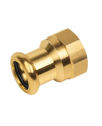 Bonfix Roodkoper Binnendraad x Press schroefbus (water) | 1/2 x 15