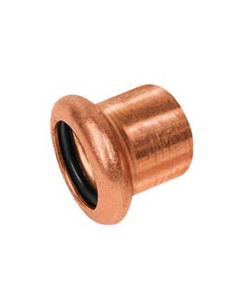 Bonfix Roodkoper Press eindkoppeling (water) | 22