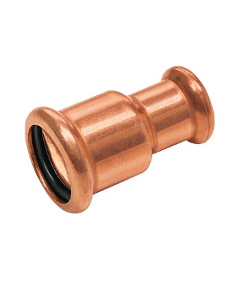 Bonfix Roodkoper Press rechte verloopkoppeling (water) | 15 x 12