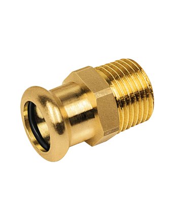 Bonfix Roodkoper Buitendraad x Press puntstuk (water) | 3/8 x 15