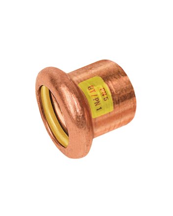 Bonfix Roodkoper Press eindkoppeling (gas) | 28