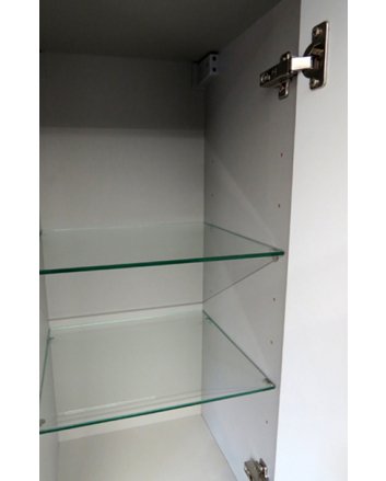 Vision kolomkast 2 deuren 160x35x35 houtnerf grijs