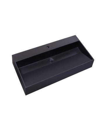Sani DeLuxe Wastafel Quartz Trend 80, zonder kraangat