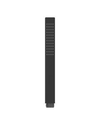 mat zwart messing handdouche vierkant 1/2''