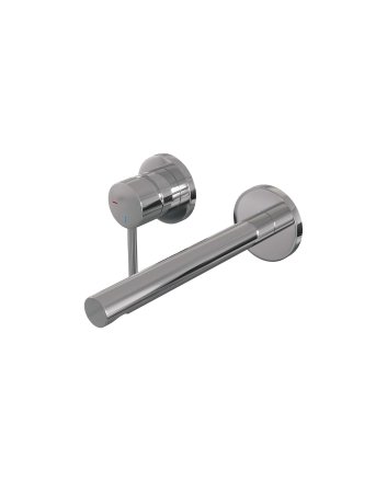 BRAUER Chrome Edition inbouw wastafelmengkraan met rechte uitloop en rozetten model A2 chroom