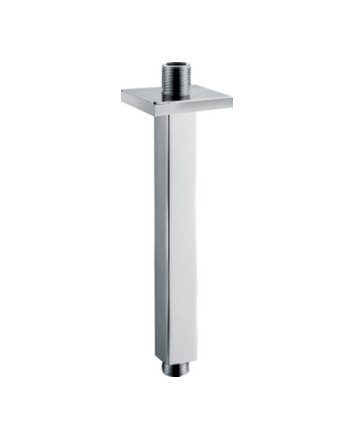 Rombo douchearm met plafondbevestiging 20 cm chroom