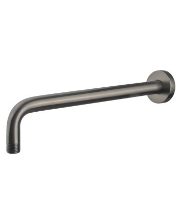 Caral douchearm met muurbevestiging 35 cm gunmetal