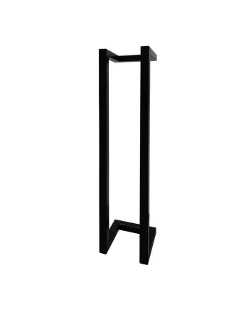 Sani DeLuxe Toiletrolhouder staal Mat Zwart 45x10x13 cm