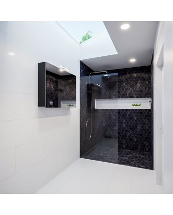 Mondiaz Cubb spiegelkast 100x70x16cm kleur urban met 2 deuren
