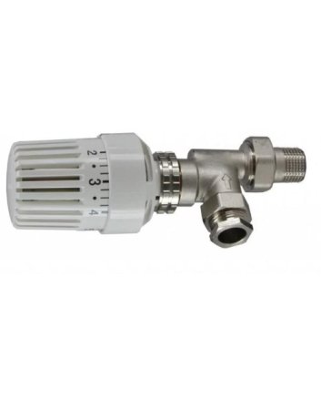 Thermostatische Radiatorkraan verkeerdhaaks