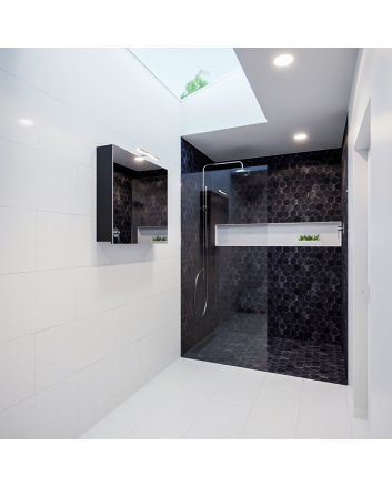 Mondiaz Cubb spiegelkast 80x70x16cm kleur urban met 2 deuren