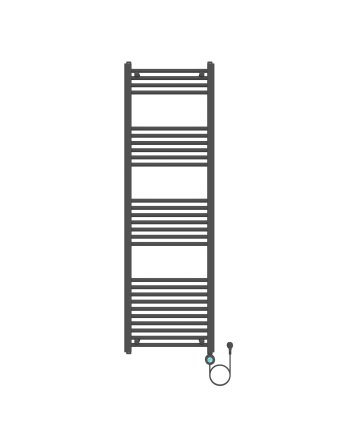 160x50 cm - Ecorad E-Smart Wifi - 700W - Mat Zwart - Programeerbare Elektrische Radiator